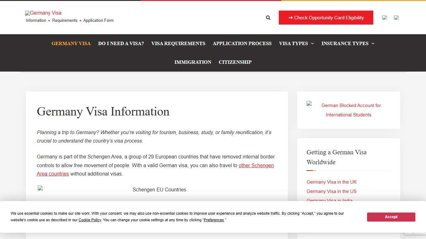 Germany Visa Information - A Detailed Overview of Germany Visas (2026)